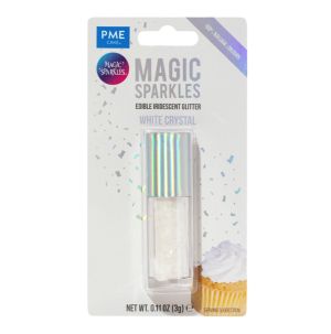 PME - хранителен ирисцентен брокат БЯЛ КРИСТАЛ - White Crystal