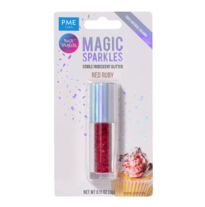 PME - хранителен ирисцентен брокат ЧЕРВЕН РУБИН - Red Ruby 