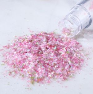 PME - хранителен ирисцентен брокат  ОГНЕНИ ЦВЕТЯ - Fairy Flowers   - 3 гр.