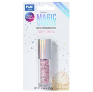 PME - хранителен ирисцентен брокат  ОГНЕНИ ЦВЕТЯ - Fairy Flowers